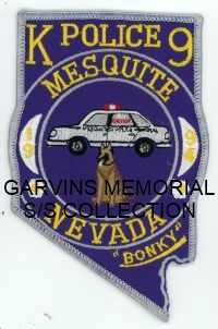 NEVADA,MESQUITE POLICE K-9 1